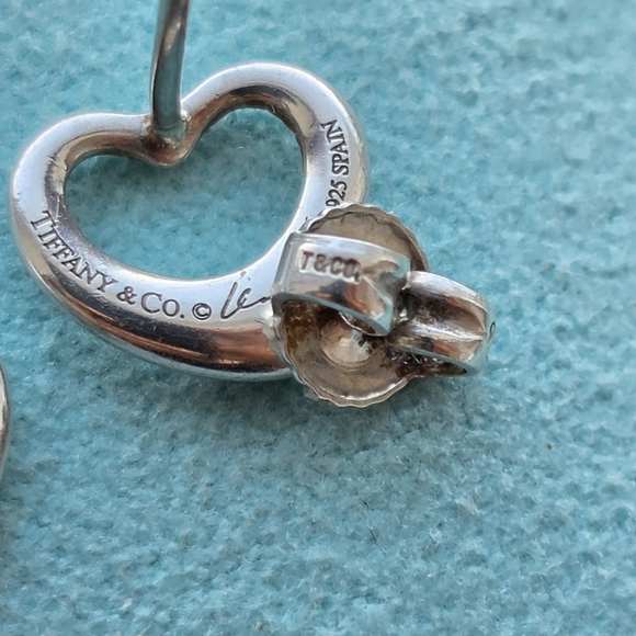 Peretti open heart stud earrings - Picture 6 of 7